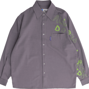ALWAYS HANDSTYLE LONGSLEEVE DISCO SHIRT GREY (Size L)