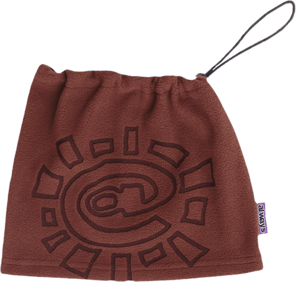 ALWAYS POLARFLEECE SNOOD BROWN - 画像 (3)