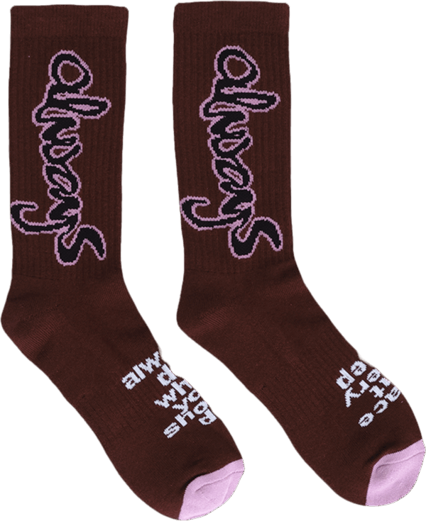 ADWYSD ALWAYS SOCKS BROWN