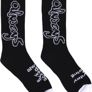 ADWYSD ALWAYS SOCKS BLACK