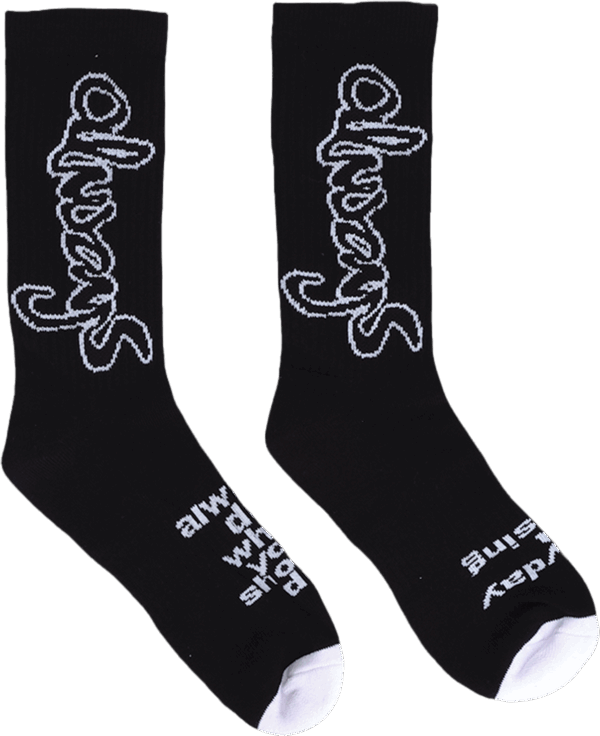 ADWYSD ALWAYS SOCKS BLACK