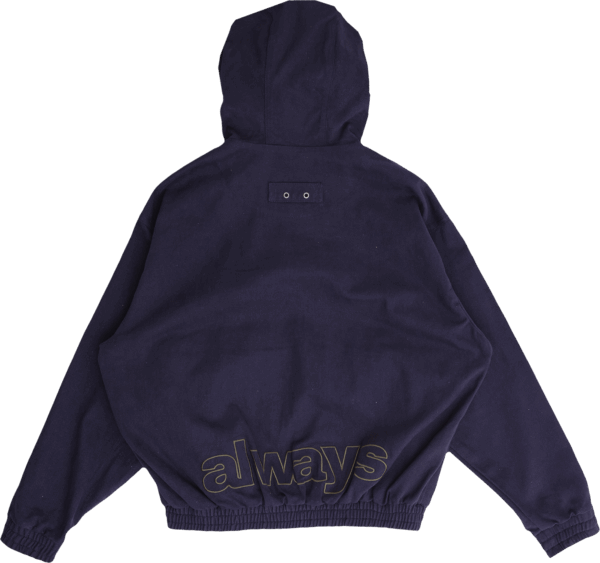 ADWYSD TWO TONE CANVAS BOMBER JACKET NAVY (Size M) - 画像 (3)