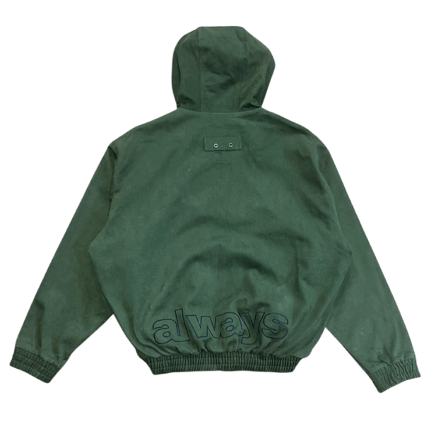 ADWYSD TWO TONE CANVAS BOMBER JACKET GREEN (Size L) - 画像 (2)