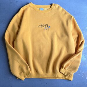 00s Stussy Drip Logo Sweatshirt