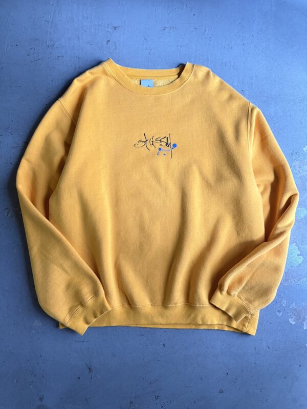 00s Stussy Drip Logo Sweatshirt