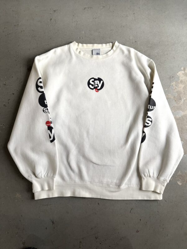 00s Stussy Sleeve Print Sweatshirt