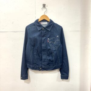 levi's engineered jeans zip up denim jacket