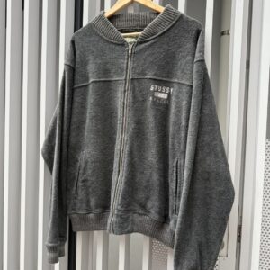 90s Stussy Zip Up Fleece Jacket