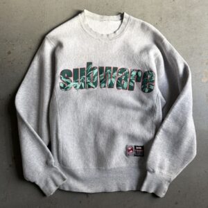 90s SUBWARE Logo Crewneck