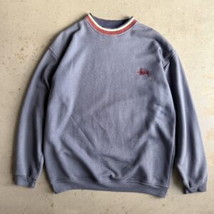 90s Stussy Rib Pattern Crewneck