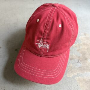 90s Stussy 6 Panel Cap  Stock Logo