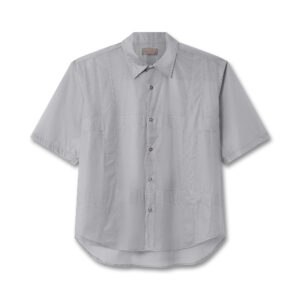 GRID S/S SHIRT COATED JERSEY ICE  GREY