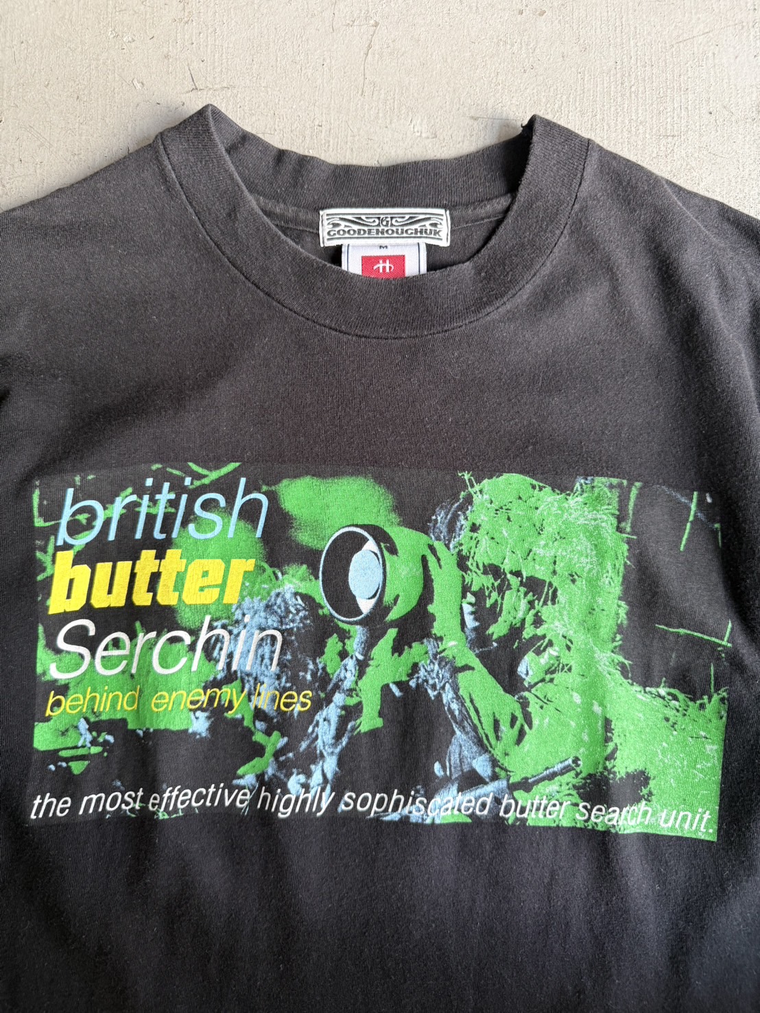 90s GOODENOUGHUK Sk8thing Design Tee - blue room