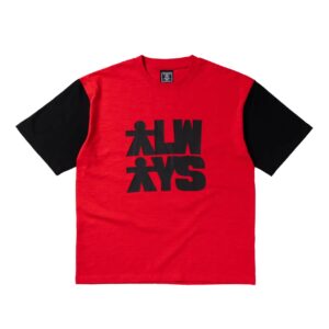 human tshirt - red/black (Size M)