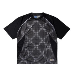 cross plaid shirt black/grey (Size L)