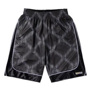 reversible cross plaid shorts - black/black (Size L)